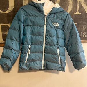 The North Face Teal Hooded Jacket